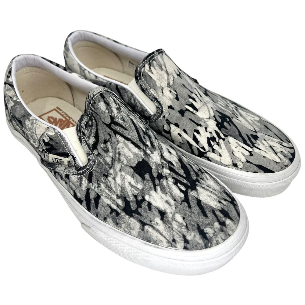 Vans x Della LA Classic Slip-On Abstract Print Shoes Women’s 9 Men’s 7.5